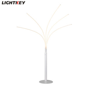 FB1028-5WH Floor Lamp White