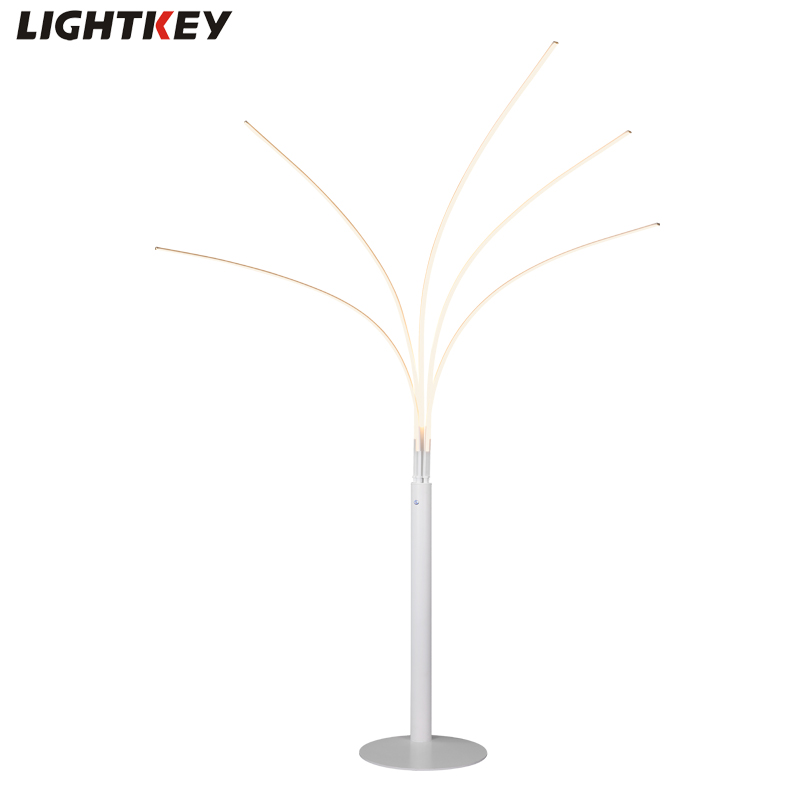 FB1028-5WH Floor Lamp White