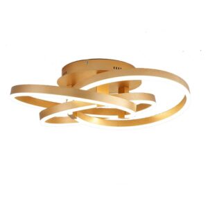 XE1084 Golden Ring Pendant Light