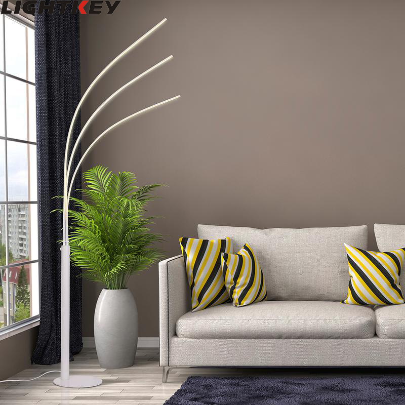 FB1028-3WH Floor Lamp White